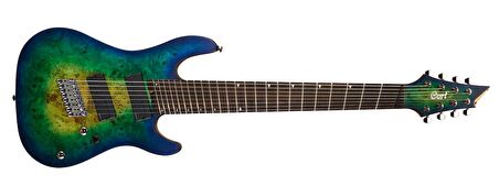 ELEKTRO GİTAR , MARIANA BLUE BURST, 8 TELLİ