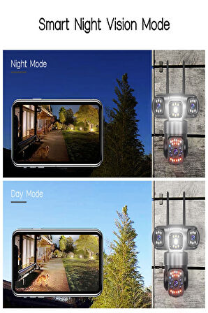 O-KAM 6030 (3MP+3MP+3MP) 9MP Wi-fi 3 Lens Alert PTZ