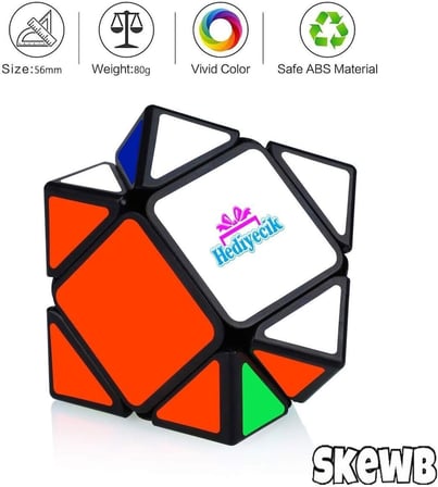 Hediyecik Speed Megaminx Skewb 2'Li Zeka Küpü Akıl Küpü Rubik Küp Set
