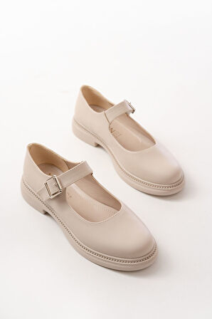 YSN-4444 Bej Günlük Kadın Ayakkabı