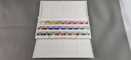 Afra Artists Water Colours Sulu Boya Tablet Seti 24'lü(3x2cm Tam tablet)