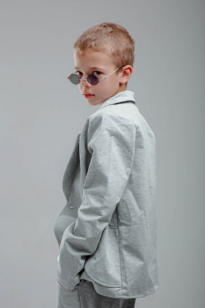 Çocuk Likralı Pamuklu 3'lü Takım Elbise