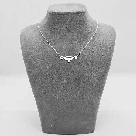 Uretti - BURCU 7427 Kova Burcu Gümüş Kolye -Gümüş