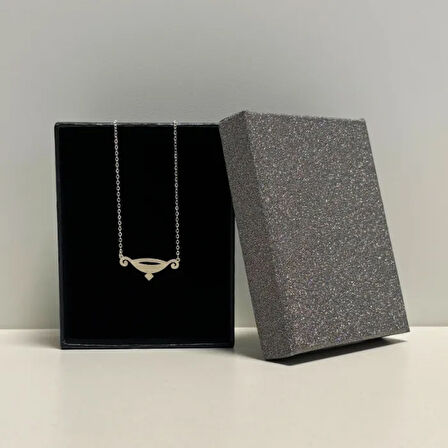 Uretti - BURCU 7427 Kova Burcu Gümüş Kolye -Gümüş