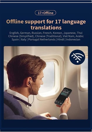 Kameralı 140 Dilde Wifi Özellikli Translator Elektronik Çeviri Cihazı Türkçe Menü