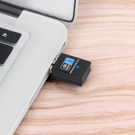PrimeX PX-WF3 Realtek RTL8192EU 300Mbps Wifi Adaptör, 300Mbps USB Wireless Adaptör, 2.4G Wifi Dongle, USB Wifi Alıcı (Win10/11/Linux Tak Çalıştır)