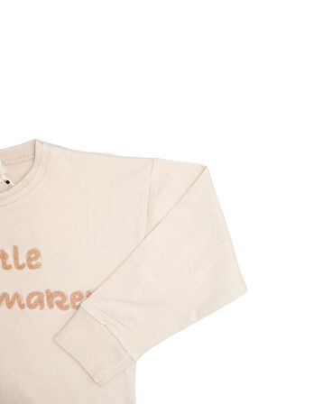Çocuklar İçin Bereli Kapüşonlu Sweatshirt Eşofman Takımı