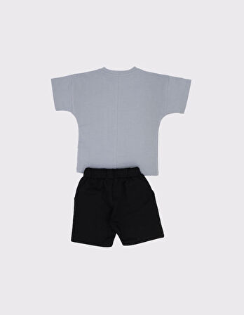 Çocuk Pamuk Baskılı Tişört Seti