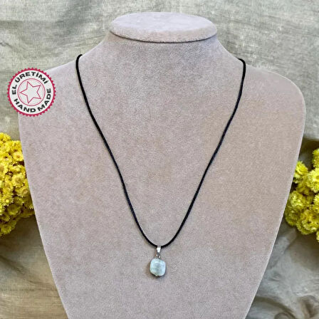 Uretti - Tuğba 6667 El Yapımı Doğal Akuamarin Taşı - 32 cm