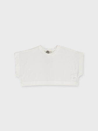 Kız Çocuk %100 Cotton Basıc Pamuklu Crop Top