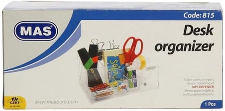 0815 SEF Desk Organizer (Bant Kesicili)(Şeff.)