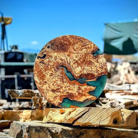 Ultra Şeffaf Epoksi Reçine 6 Kg Hobi Sanat Tepsi Magnet Ahşap
