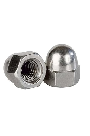 Kör Somun Kaplamalı Metrik 4 mm Beyaz 20'lu Paket