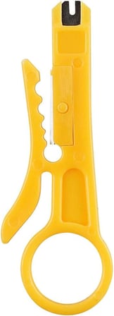 S-Link LN-315 RJ-45/RJ-12/RJ-11 (8P8C/RJ-45, 6P6C/RJ-12, 6P4C/RJ-11) Kablo Sıyırıcı ile Birlikte 3'lü Modüler Sıkma Pensesi Üçlü Pense