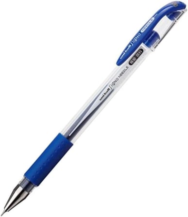 Signo Needle 0.38 İğne Uçlu Jel Kalem, Mavi