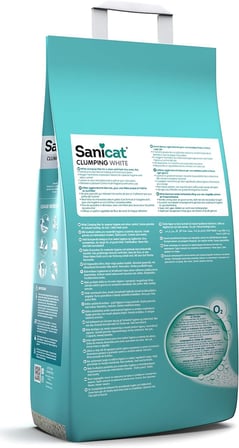 Sanicat Clumping White Topaklanan Kedi Kumu (Koton Ferahlığı) 10L