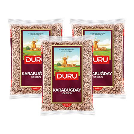 Duru Karabuğday (Greçka) 1 kg x 3 Adet