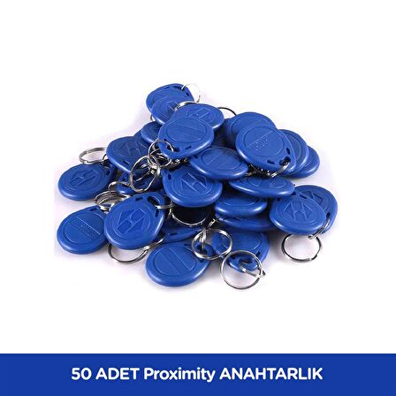50 Adet SARKEY SR-600 Proximity Anahtarlık - Rfıd Tag - Göstergeç - 125 Khz