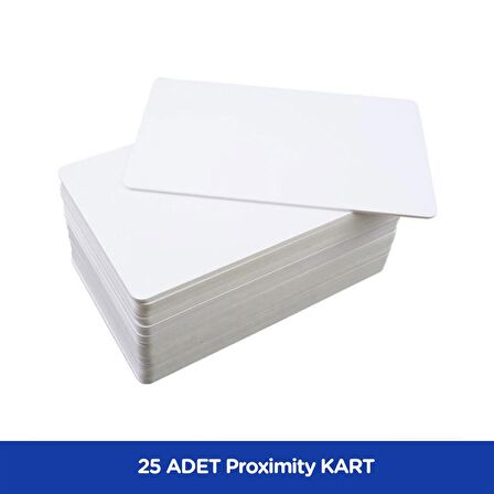 25 Adet SARKEY SR-620 Proximity Kart - Rfıd Tag - Göstergeç - 125 Khz