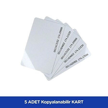 5 Adet SARKEY SR-622 TEMİC T5557 Yazılabilir - Kodlanabilir Kart - Rfıd Tag - Göstergeç 