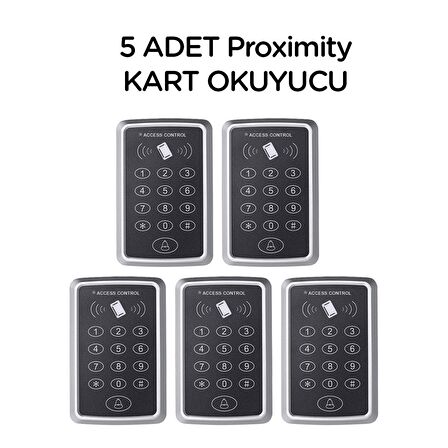 5 Adet SARKEY SR-204 Stand-Alone Proxmty Kart Okuyucu (125 Khz)