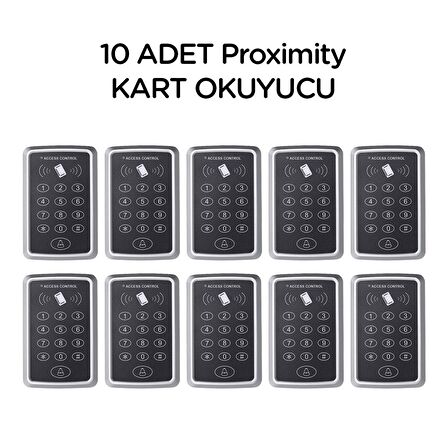 10 Adet SARKEY SR-204 Stand-Alone Proxmty Kart Okuyucu (125 Khz)