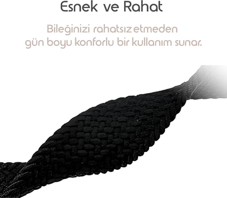 Örgü Loop Kumaş Kordon Xiaomi ile Uyumlu Redmi Watch 5 Active/Redmi Watch 5 Lite/Watch 2/2Pro/S3/S1/S1Pro/S1 Active İçin Manyetik Tokalı Terlemeye Karşı Elastik Kumaş Kayış