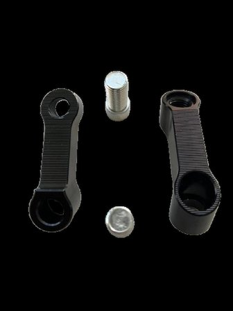 Üniversal Ayna Uzatma Genişletme Aparatı Siyah 10mm Düz Diş Pcx