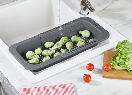 Sürgülü Açılır Kapanır Pratik Süzgeç, Lavobo Süzgeçi, Salata Süzgeçi (ASORTİ)