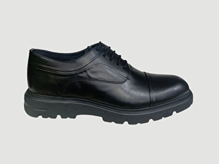 BİCANLAR 33283 ERKEK DERİ BAĞCIKLI OXFORD AYAKKABI AÇMA SİYAH