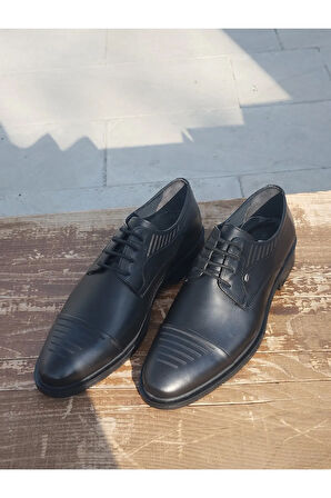 Erkek Yazlık Kundura İç Dış Hakiki Deri Poli Hafif Taban Bağlı