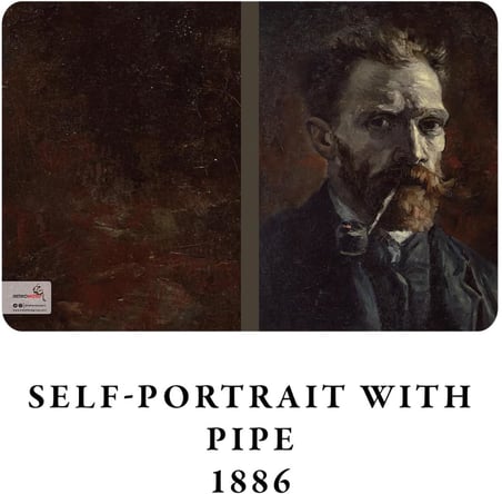 Van Gogh 4'lü Defter Seti 4, Self-portrait Series I, Çizgisiz, 64 Sayfa, 14x21cm