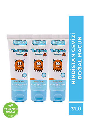 Hindistan Cevizi Doğal Macun 3'lü Set 50 gr x3