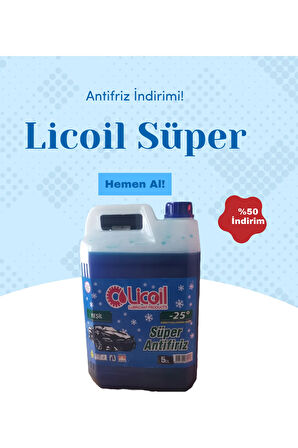 Licoil  Antifriz -25c mavi G12  Organik 5 Litre