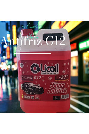 Licoil Antifriz -37c Kırmızı Organik   5 Litre