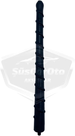 Hyundai Kia Anten Çubuğu Tavan Anteni Kısa Dişli Çubuk Anten 18 Cm Siyah