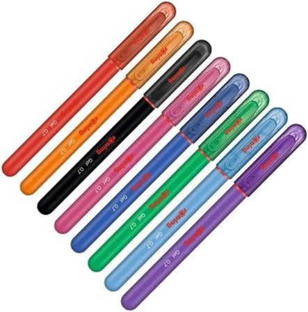 Jel Roller Kalem Seti, 0.7 mm, 8 Renk