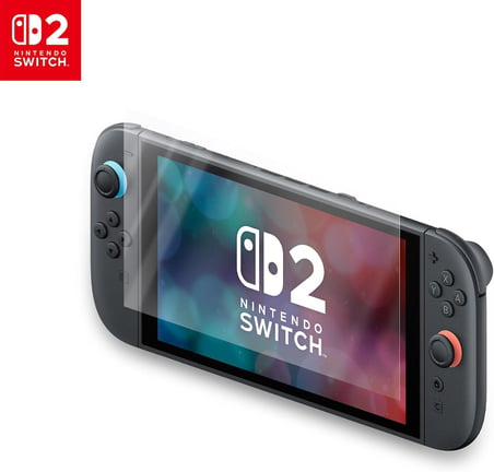 PowerA - Nintendo Switch 2-2'li paket için ekran koruyucu, ekranı korur, kolay takılır, 2 ekran koruyucu folyo, bir mikrofiber temizleme bezi ve bir aplikatör ile birlikte gelir.