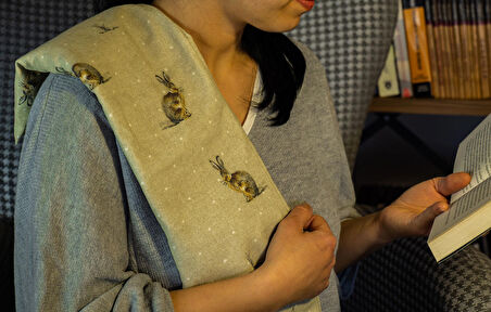 Kayigo Warmy Ilık Sarılma Yastığı - Tavşan Desenli