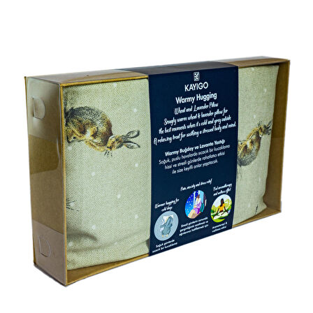 Kayigo Warmy Ilık Sarılma Yastığı - Tavşan Desenli