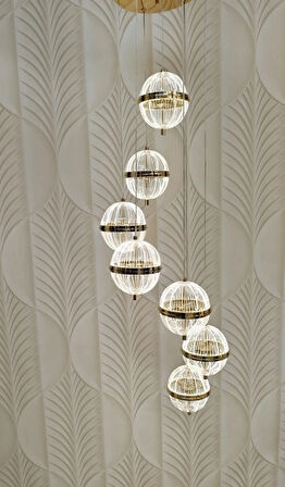 Modern Led sarkıt Avize 6 lı
