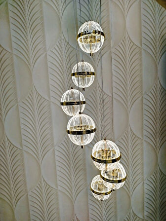 Modern Led sarkıt Avize 6 lı