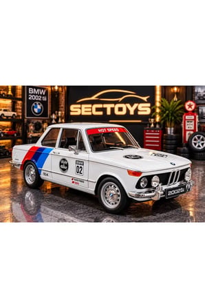 1:24 BMW 2002 Ti Diecast Model Araba Açılan Kapılar BMW Klasik Nostaljik Model Araba