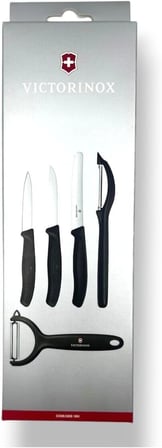 Victorinox Siyah 5 Li Soyma Ve Soyacak Seti