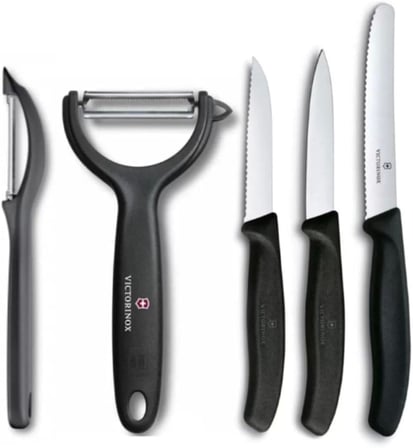 Victorinox Siyah 5 Li Soyma Ve Soyacak Seti
