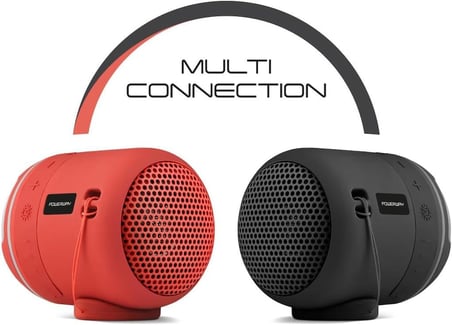C4 Gümüş Taşınabilir Bluetooth Hoparlör Ses Bombası Yüksek Ses Gücü Sese Duyarlı Led Işık