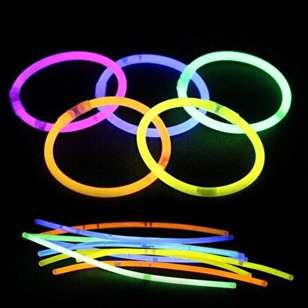 Glow Stick - Fosforlu Çubuk 100 Parça