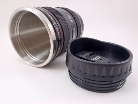 S'82 Hediyelik Ürün Objektif Termos Bardak Çok Renkli Zoom Lens Image Stabilizer