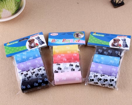 KÖPEK KAKA POŞETI 4LÜ SET