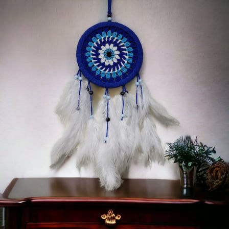 S'82 Hediyelik Ürün Rüya Kovan Dream Catcher Çok Renkli 50 cm Uzunluk